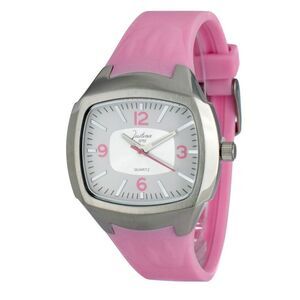 JUSTINA Multicolor Rubber Dress Women's Watch